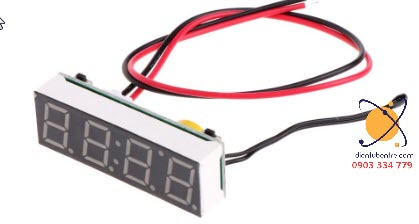 Module hiển thị nhiệt độ - thời gian - điện áp xài pin